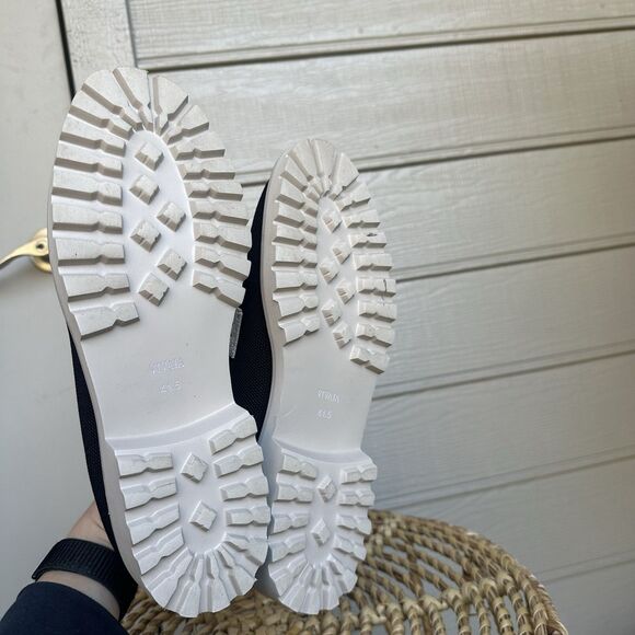 Vivaia Round-Toe Platform Chunky Heel Loafers (Francesca) Black Size 41.5 - Picture 6 of 14